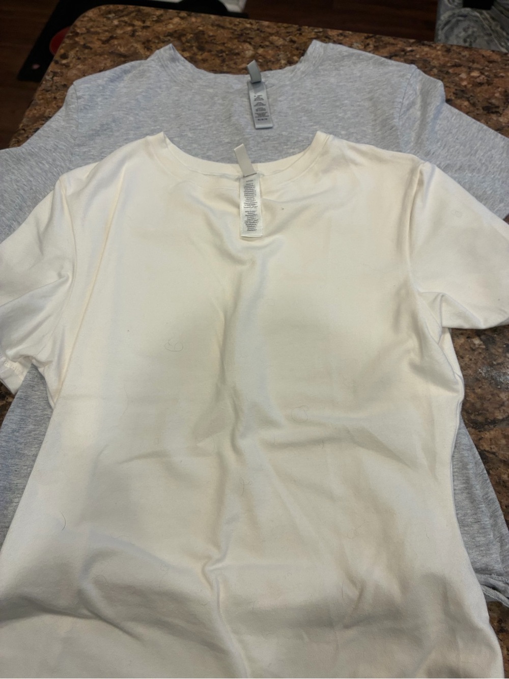 SKIMS Gray & Cream Women’s Tops Duo - Picture 3 of 3